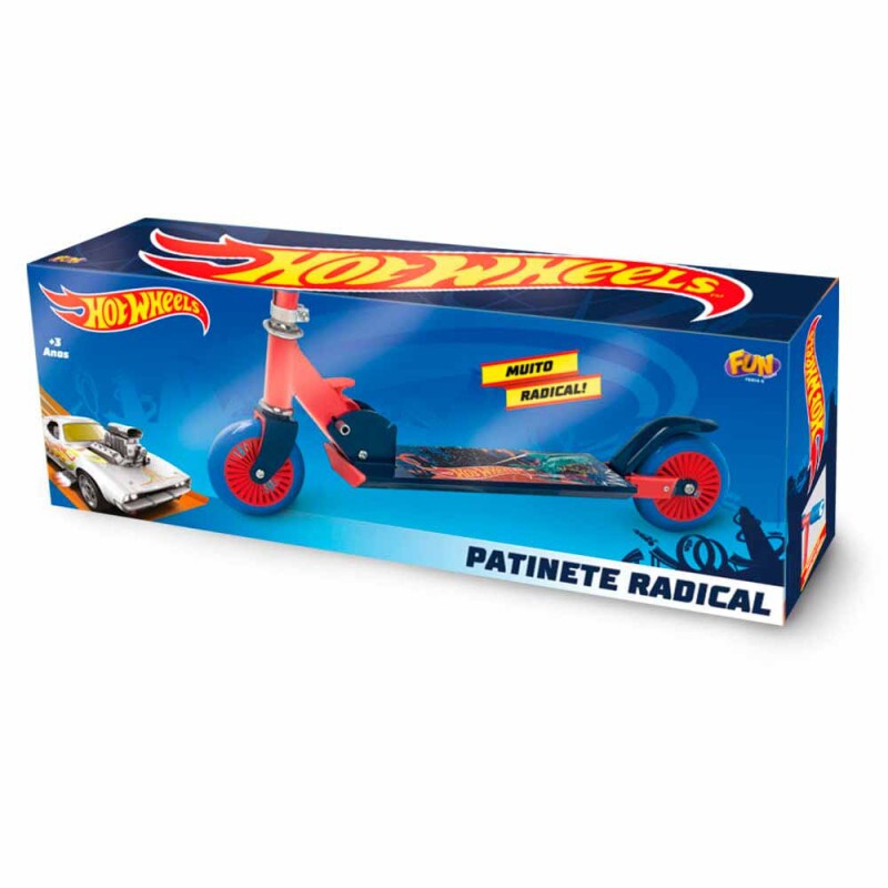 Patinete Infantil Hot Wheels Radical Fun Divirta Se