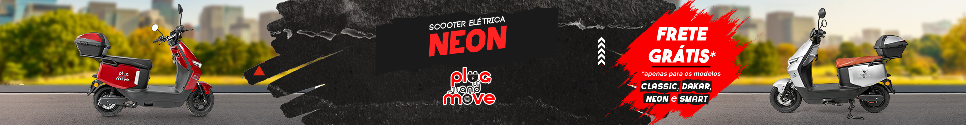 Scooter Elétrica Neon PAM