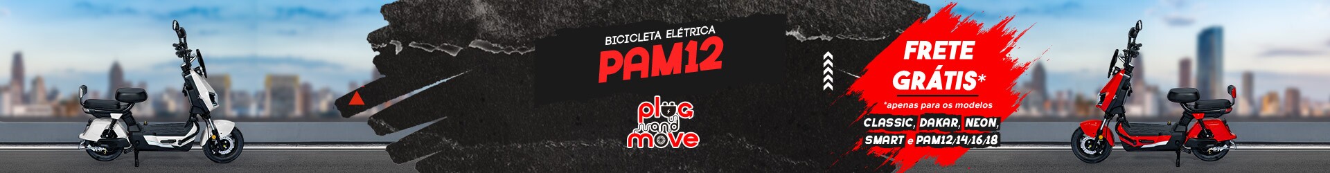 Bicicleta Elétrica PAM12