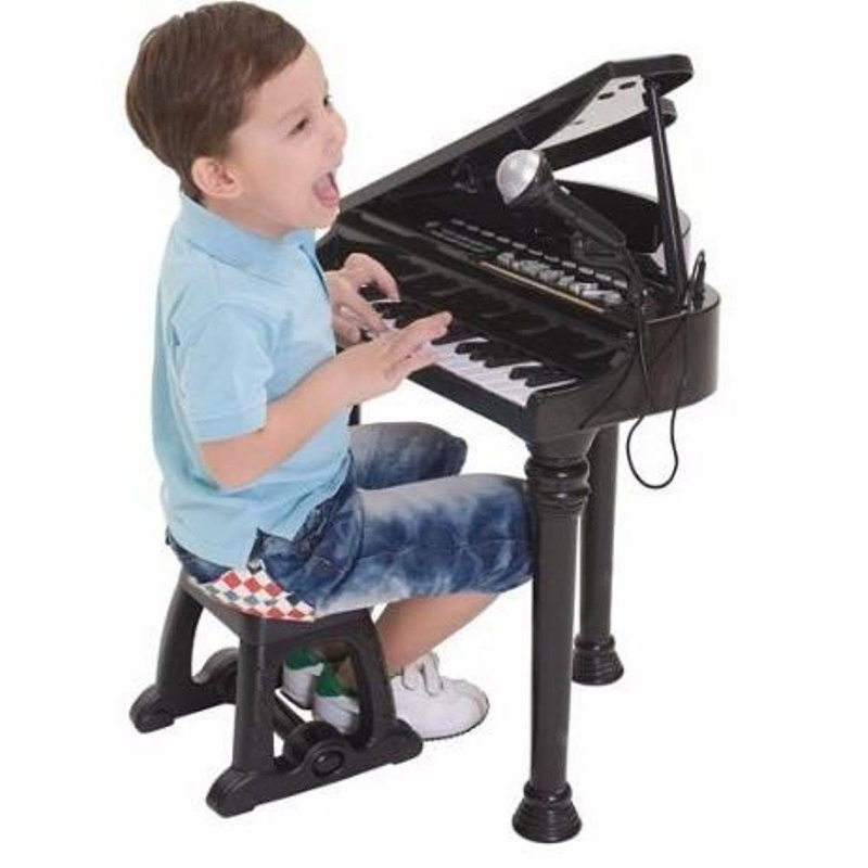Piano Teclado Banda Infantil Animais Bichos Winfun