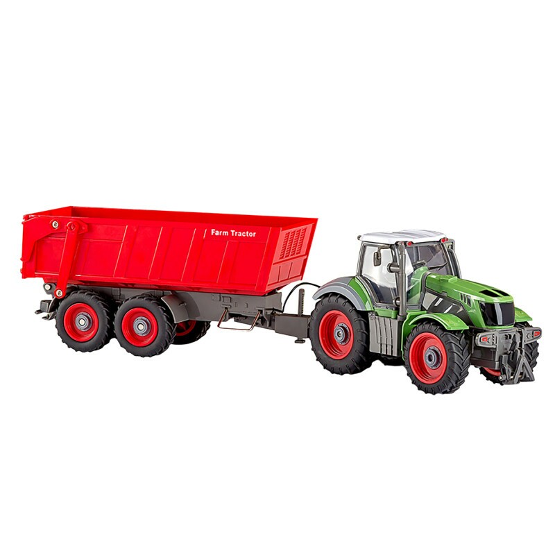 Trator de controle remoto com carreta Clearance