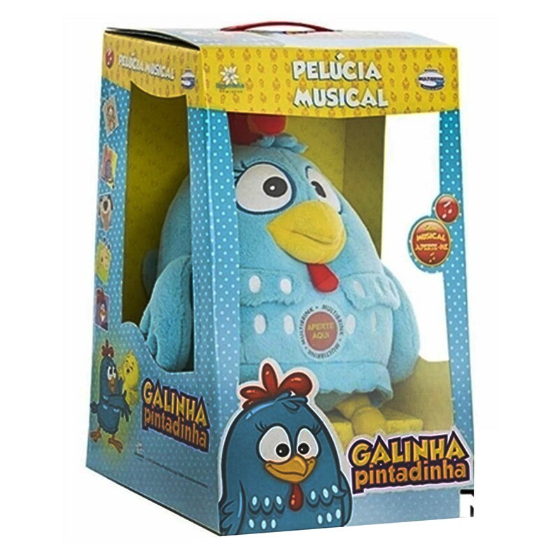 Galinha Pintadinha Musical em Pelúcia - Multibrink