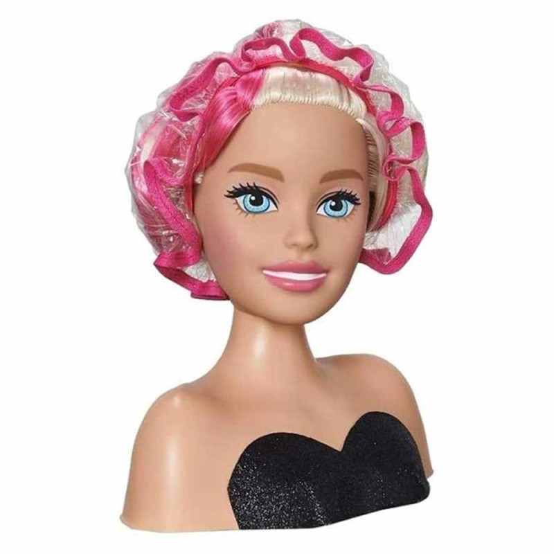 Boneca Barbie Busto Styling Head Sparkle Pentear E