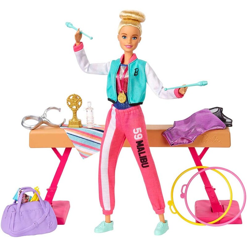Barbie ginasta articulada clearance