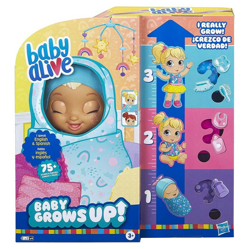 Boneca Baby Alive Que Cresce Baby Grows Up Feliz 75 Frases E Sons Hasbro