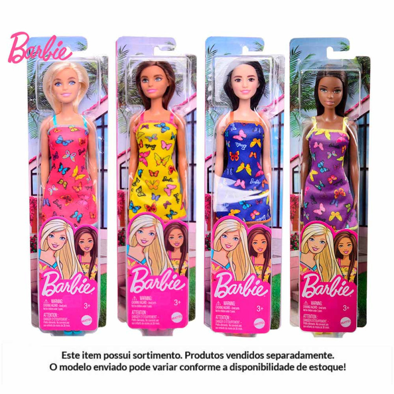 Barbie Roupas e Acessórios Cropped Saia Dinossauros GRD64 Original Mattel