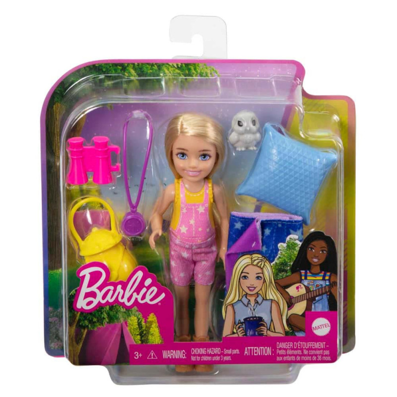 Boneca Articulada Barbie It Takes Two Dia de Camping Chelsea