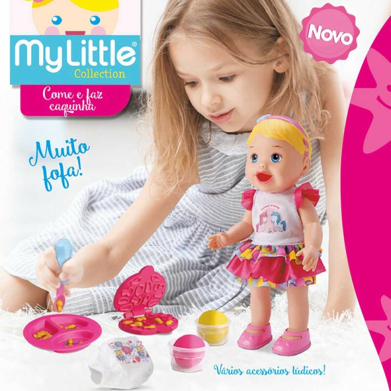 Boneca de Vinil - My Little Collection - Come e Faz Caquinha - Loira ...