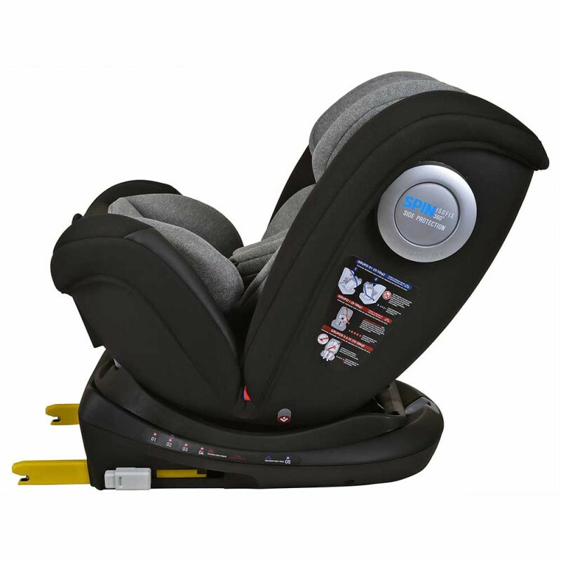 Cadeira para Auto - Bebê - 0 a 36 Kg - Spin 360º Isofix - Gray - Burigotto