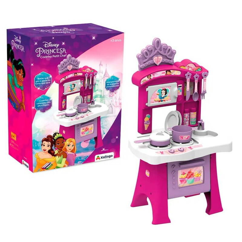 Cozinha Infantil - Princesas Disney - Petit Chef - Xalingo
