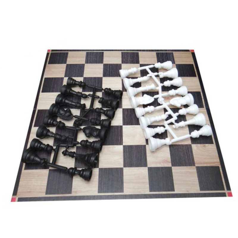 Conjunto de xadrez 4 em 1 para crianças e adultos, jogo de tabuleiro para  jogar cartas de xadrez, dados pontilhados