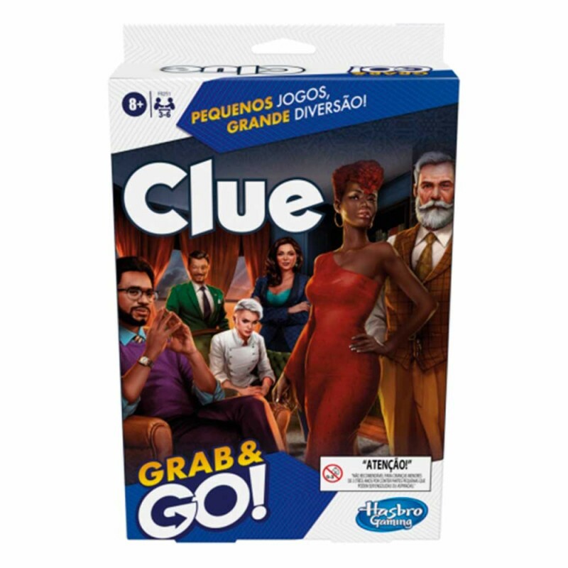 Jogo de Tabuleiro Portátil Grab and Go Clue Hasbro Gaming