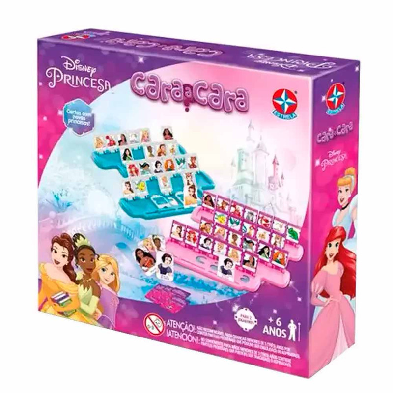 Jogo Infantil - Cara a Cara - Princesas Disney - Estrela