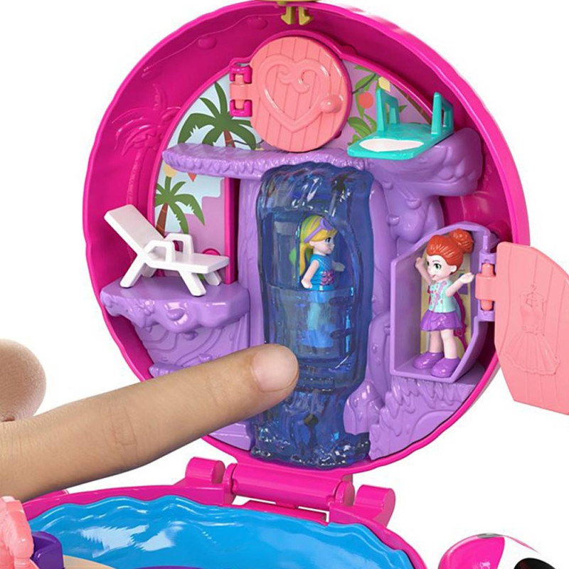Mini Mundo De Aventura Polly Pocket Flamingo Mattel C