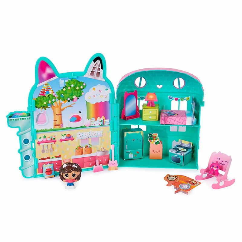 Mini Casinha de Boneca - A Casa Mágica da Gabby - Sunny Brinquedos