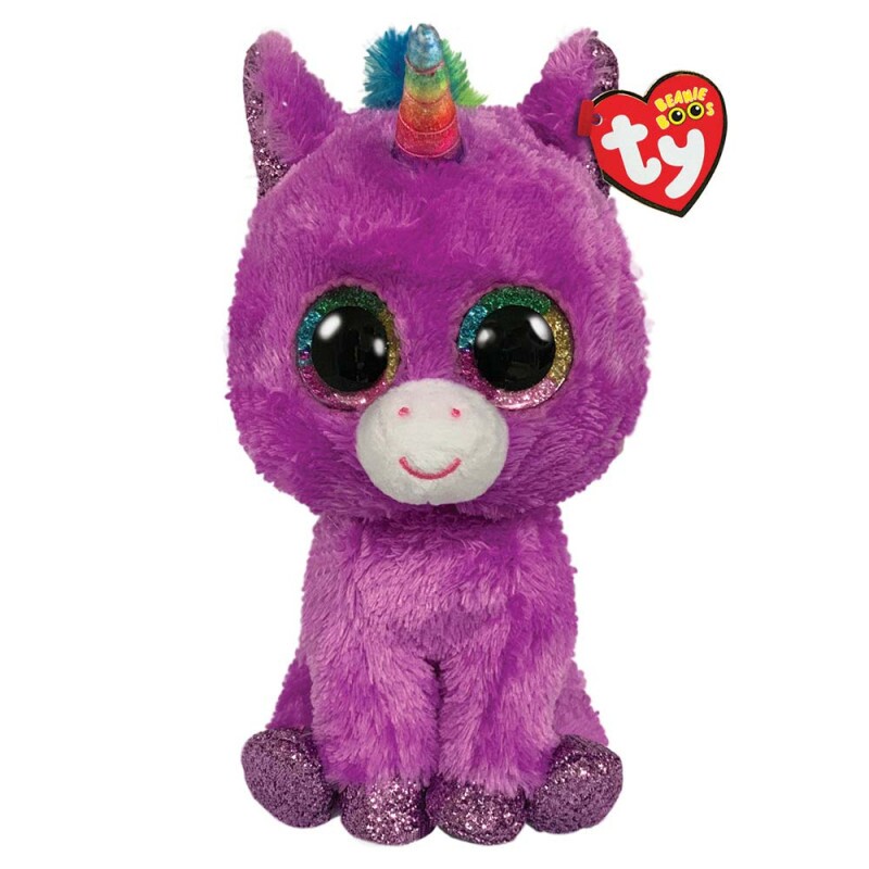 Ty Beanie Boos Kacey Peluche 15 Cm - Coniglietto Rosa Con Occhi Grandi - Originale Ty - 2