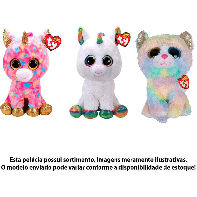 Pel cia Infantil 45 cm Beanie Boos TY Gigante Sortido