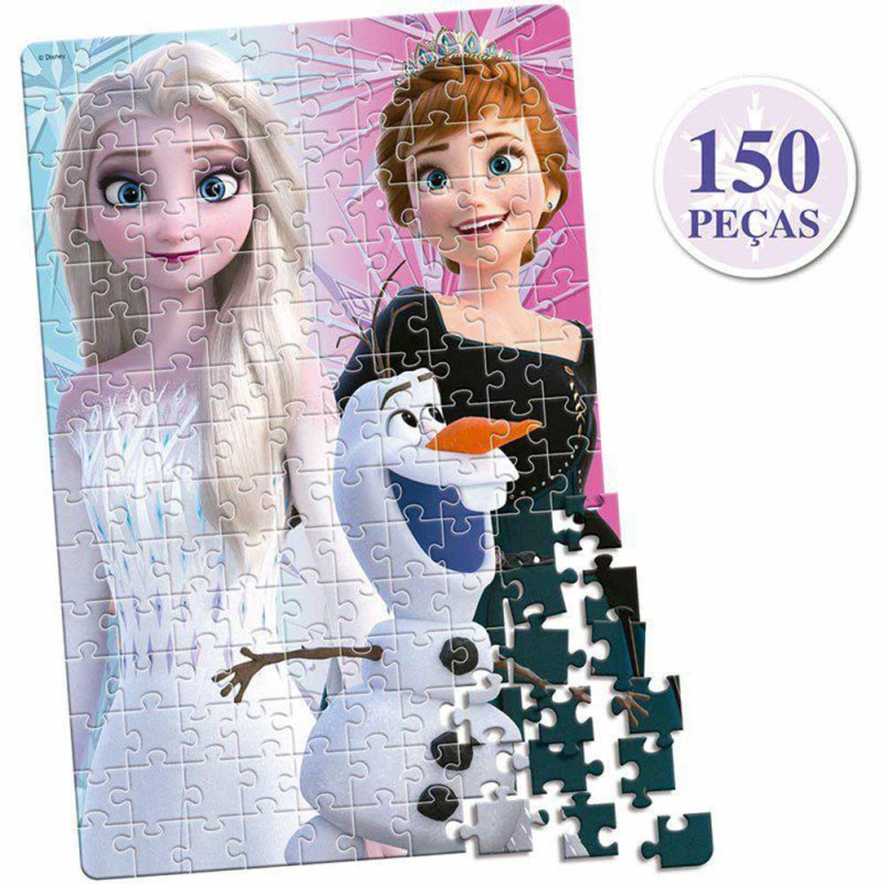 Puzzle Quebra Cabeça 150 Peças Retrato de Princesas - Grow