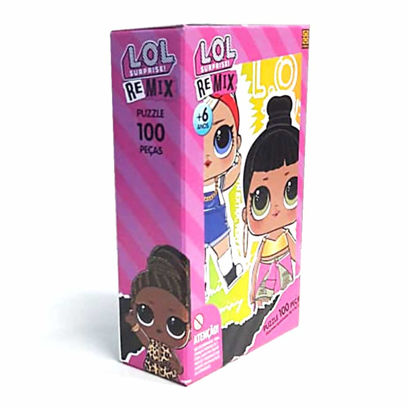 Jogo Puzzle 100 Pçs Quebra Cabeça Infantil Lol com Lente Mágica Presente  dia das Crianças - Elka - Quebra Cabeça - Magazine Luiza