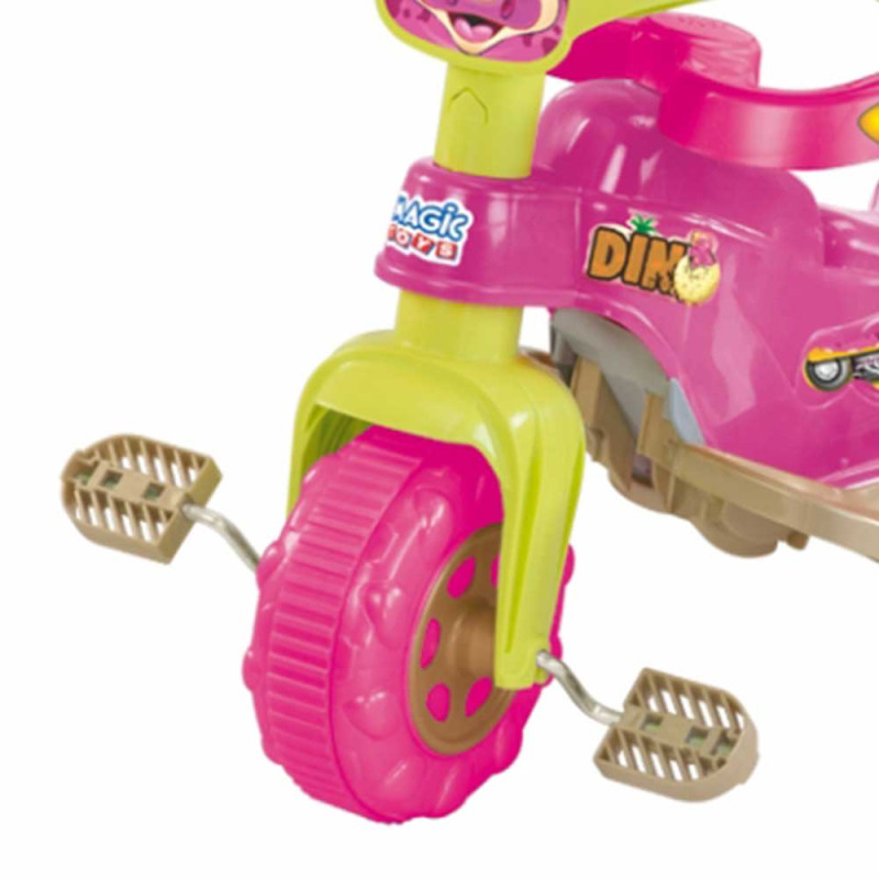 Triciclo carrinho infantil patrulha canina motoca tico tico com empurrador  multibrink