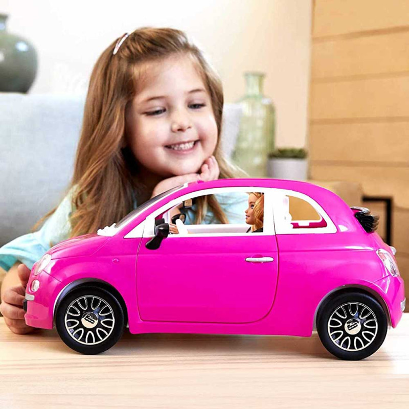 Carro da Barbie Rosa Conversível Para Boneca Barbie - Roma Brinquedos