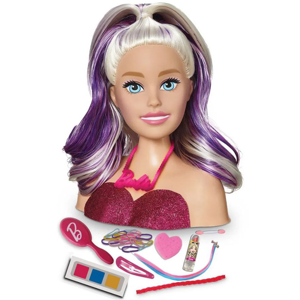 Busto Boneca Barbie Para Pentear E Maquiar Vem Com Maquiagem - Ri Happy  Brinquedos - Quanto mais Brincadeira, Melhor!