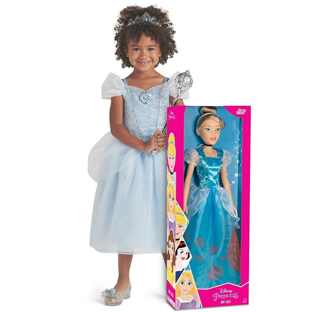 Boneca de Vinil - 80 cm - My Size - Princesas Disney - Cinderela