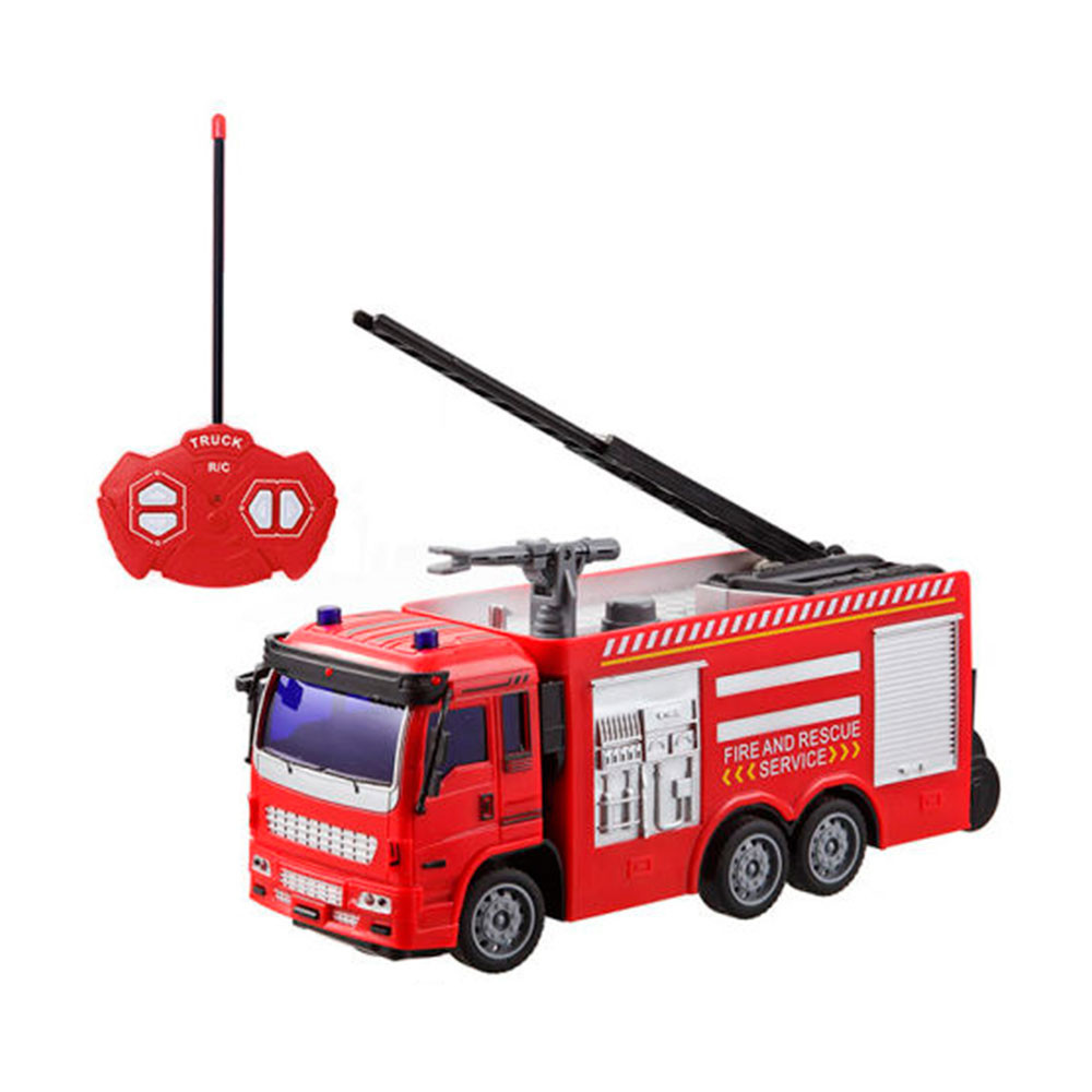 Caminhão de Brinquedo Dos Bombeiros de Fricção - DM Toys - Sama