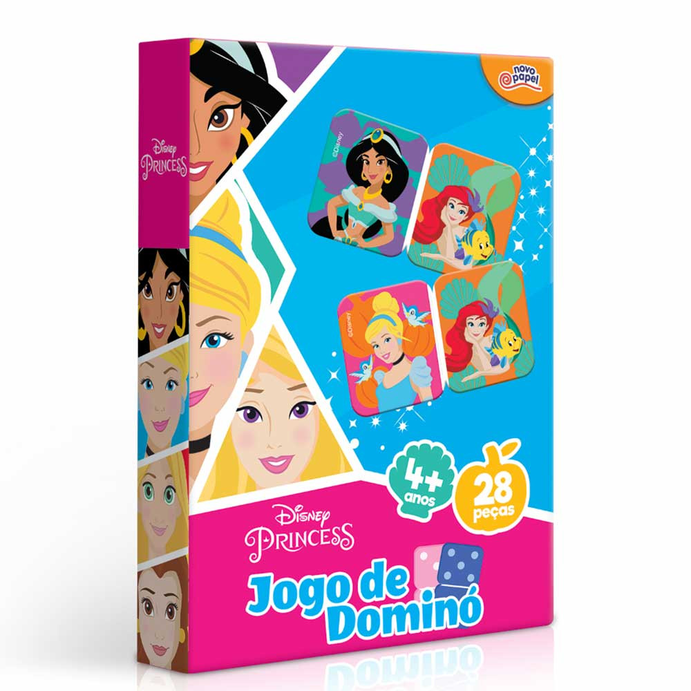 Jogo De Dominó Princesas 28 Peças-ETITOYS