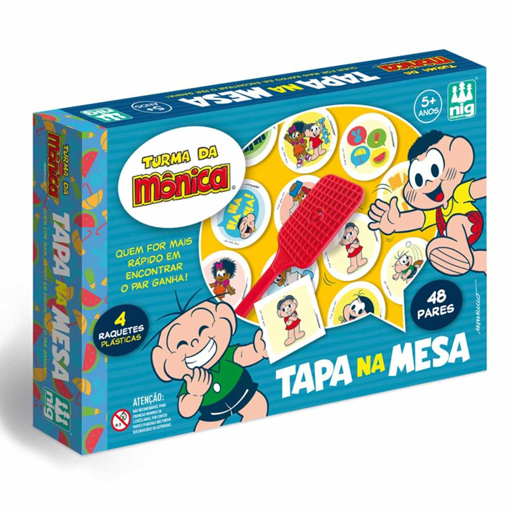 Brinquedo Infantil Tapa Na Mesa Galinha Pintadinha Nig - N/A