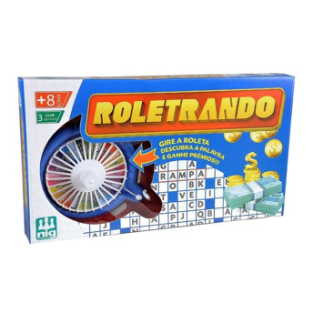 Jogo Roletrando Multicolorido - Nig Brinquedos