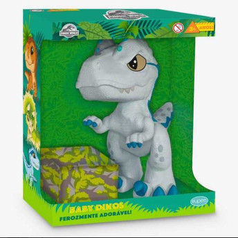 Figura Articulada - Jurassic World - Baby Dinos - Blue Cinza - Pupee