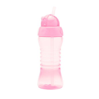 Copo com Canudo - 350ml - Clean - Rosa - Lolly Nenny