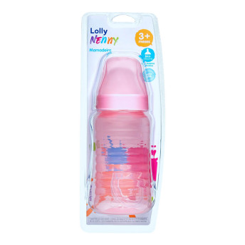 Mamadeira - Lolly Nenny - 340ml - Rosa - Lolly