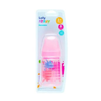 Mamadeira - 250ml - Big Clean - Rosa - Lolly Nenny