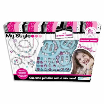 Conjunto Bijuterias Infantil - My Style - Life Charms Deluxe - Multikids