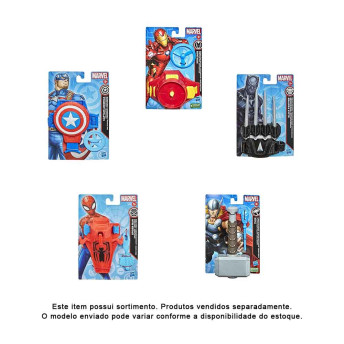 Lançador com Acessório - Marvel - Homem de Ferro & Homem Aranha - Hasbro