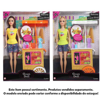 Boneca Articulada - 30cm - Dream Doll - Natural Juice Shop - Sortida - Candide