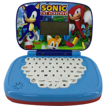 Laptop Infantil Eletrônico - Bilíngue - Sonic - Candide