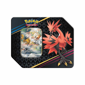 Jogo de Cartas - Pokémon Lata - 31 cartas - Realeza Absoluta - Zapdos de Galar - Copag