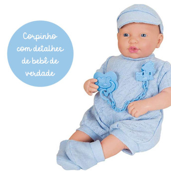 Boneco Bebê - Reborn - Ninos Pesadinho - Menino - Cotiplás