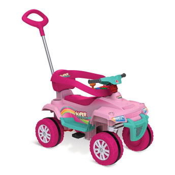Super Quad Passeio Pedal Rosa - Bandeirante