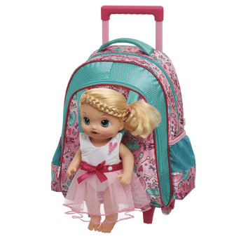 Mochila Com Rodinhas Baby Alive Balet - Pacific