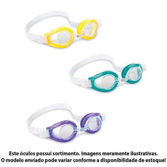 Óculos de Mergulho Infantil - Natação Play - Sortido - INTEX