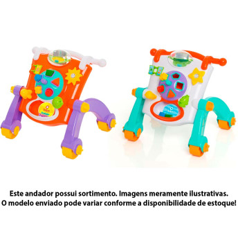 Andador Didático Infantil - 3 em 1 - Sortido - TaTeTi