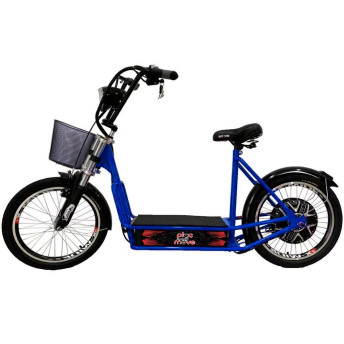 Patinete Elétrico - Sco PAM - Cestinha - 800w 48v - Azul - Plug and Move