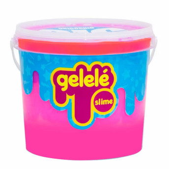 Balde de Massinha - Gelelé Slime Big - Unicórnio - Doce Brinquedo