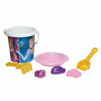Balde de Praia Infantil - Princesas Disney - 7 Peças - Rosita