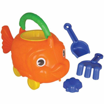 Balde de Praia Infantil com Acessórios - Peixão de Praia - Rosita