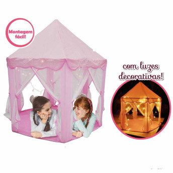 Barraca Infantil com Luzes - Tenda Iluminada - DM Toys